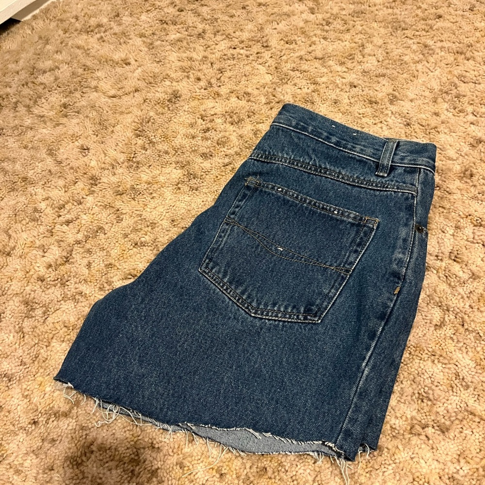 bugle boy, size 12 denim shorts